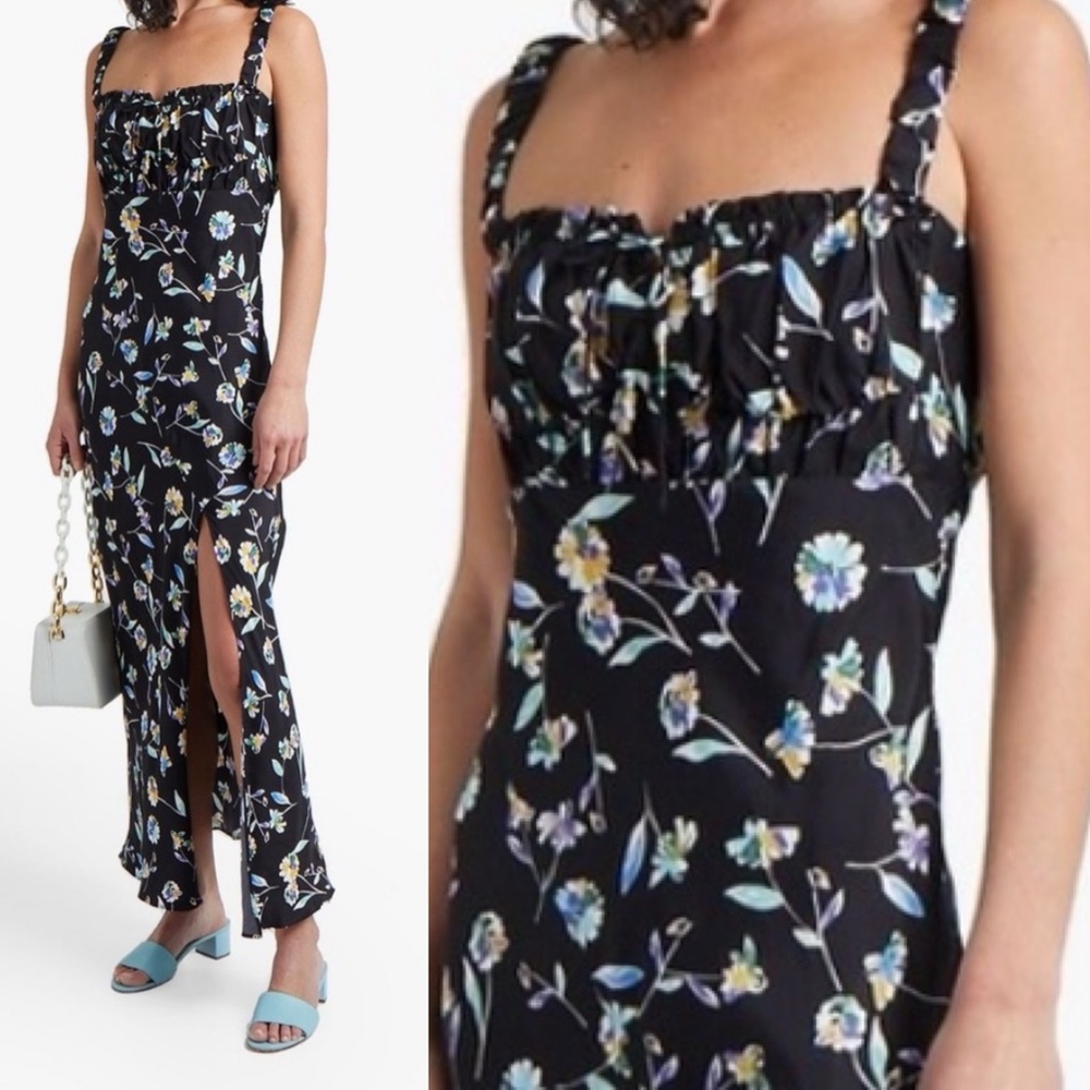 NICHOLAS Nina floral-print satin maxi dress, size 10
 $395
Size: 10
NICHOLAS
NWT - Picture 2 of 12